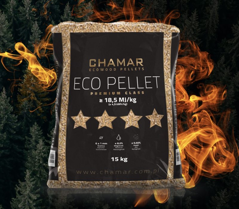 Pellet drzewny sosnowy ECO CHAMAR PREMIUM CLASS