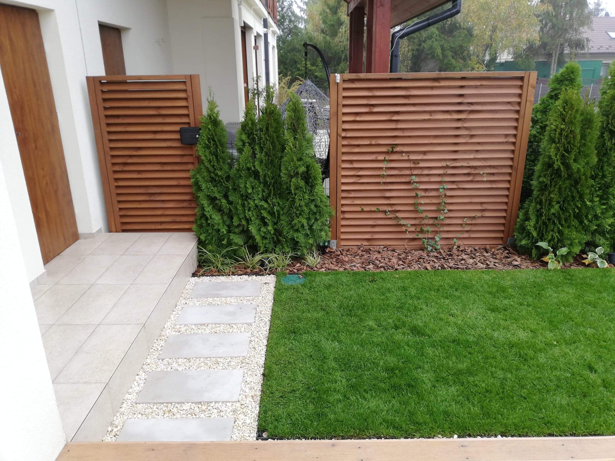 Płot żaluzjowy - żaluzja drewniana Z03 180x180cm - obrazek 14