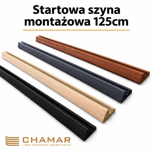 Startowa szyna montażowa 125 cm